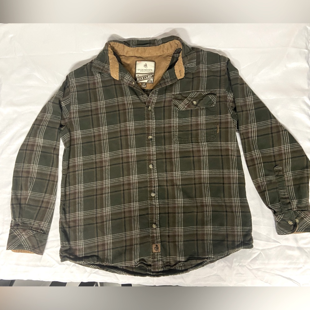 Legendary Whitetail Green Flannel